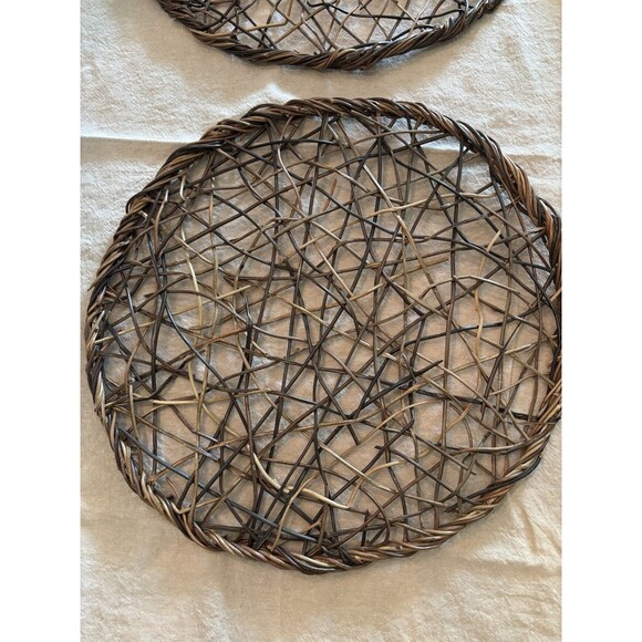 Juliska Willow Placemats Set of 4 Natural Table Scapes - Picture 3 of 6